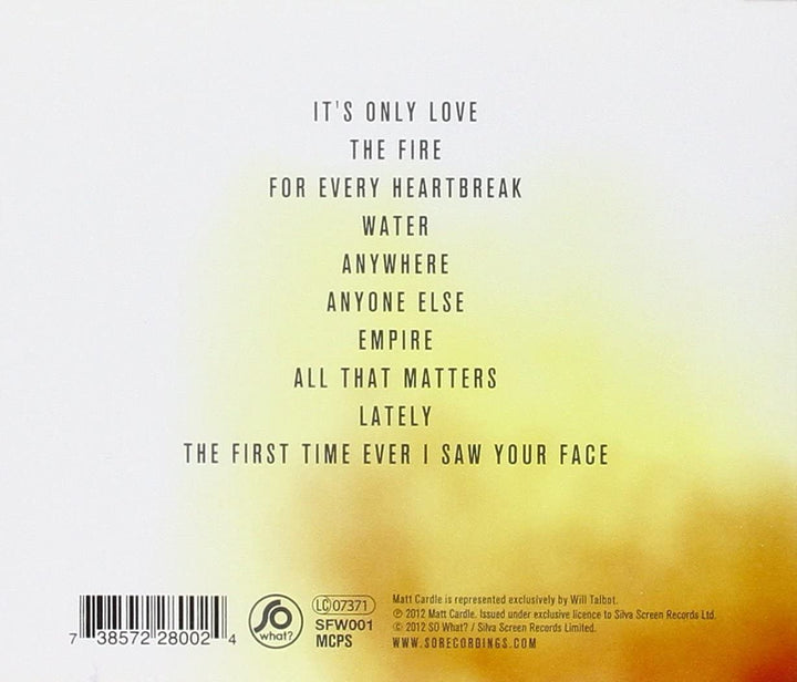 Matt Cardle – The Fire [Audio-CD]