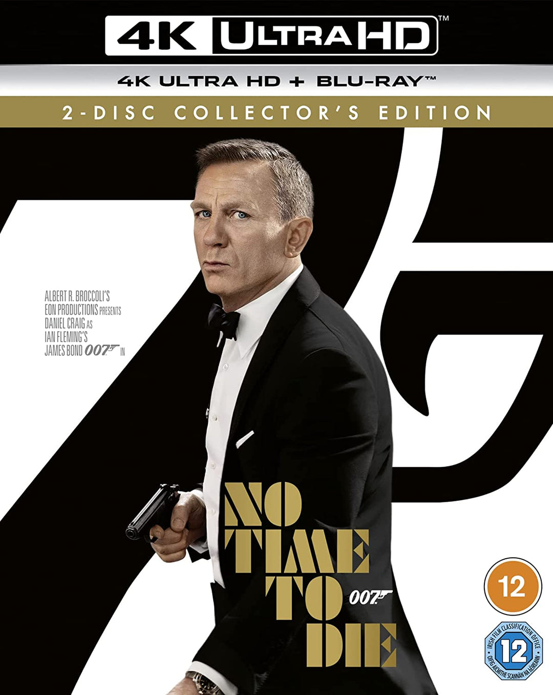 Keine Zeit zu sterben (James Bond) [4K Ultra HD] [2021] [Region Free] – Action/Abenteuer [Blu-ray]