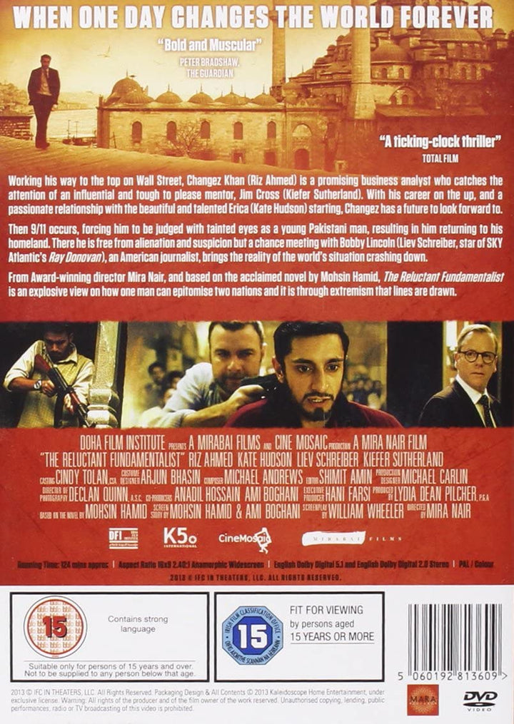 The Reluctant Fundamentalist [2012] – Drama/Politikthriller [DVD]