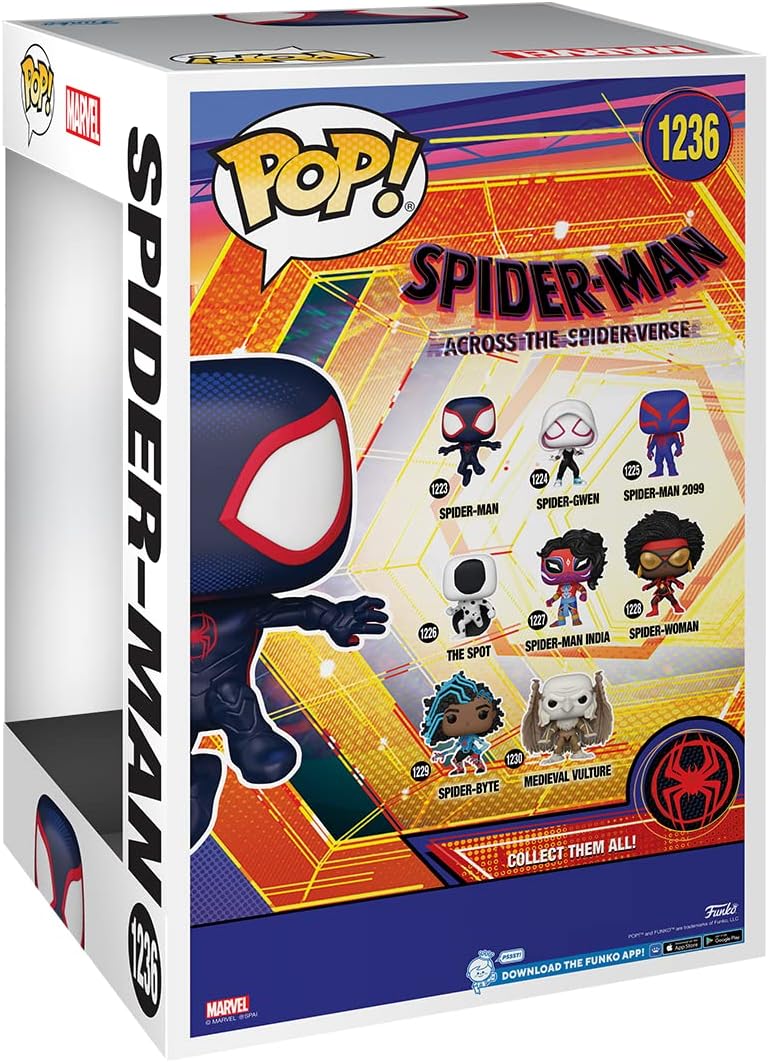 Jumbo: Spider-Man: Across the Spider-Verse - Miles Morales Funko 66589 Pop! Vinyl #1236