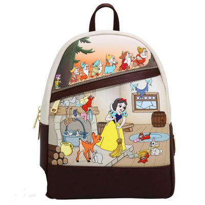 Loungefly Disney Snow White and The Seven Dwarves Folk Character Crossbody Bag