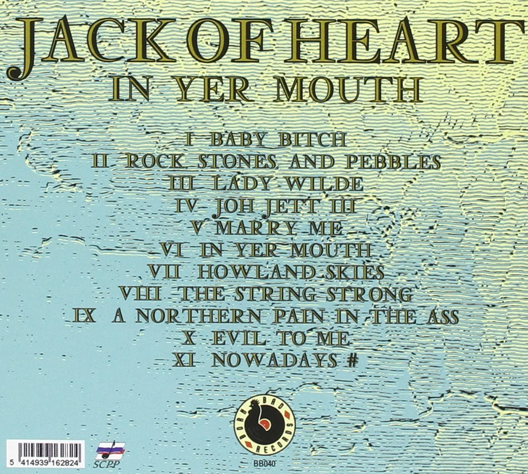 Jack of Heart – In Yer Mouth [Audio-CD]