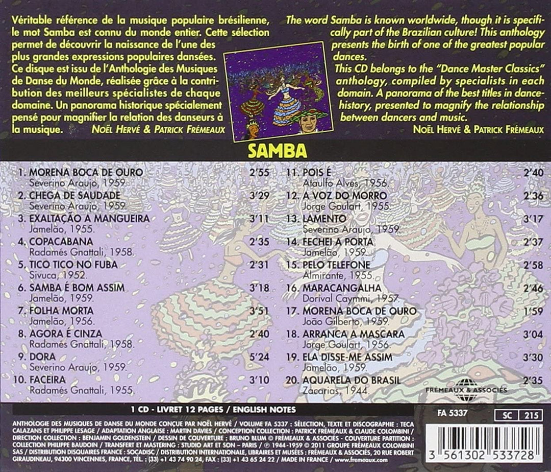 Dance Master Classics - Samba [Audio CD]