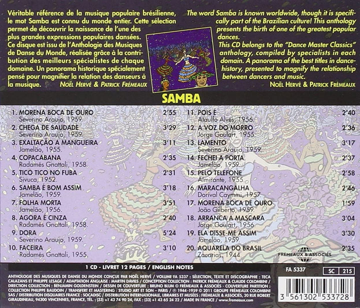 Dance Master Classics - Samba [Audio-CD]