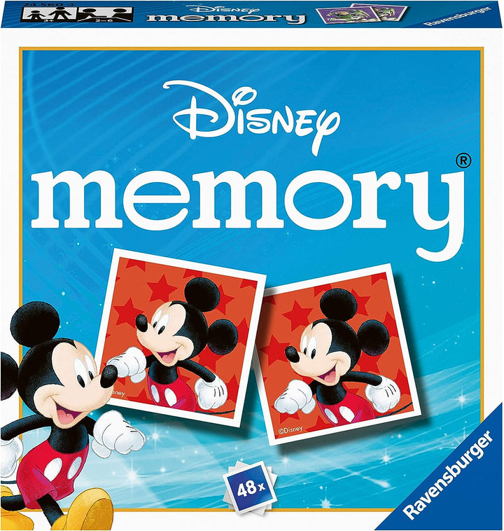 Ravensburger Disney Mini Memory Matching Picture Snap Pairs-Spiel für Kinder ab 3 Jahren