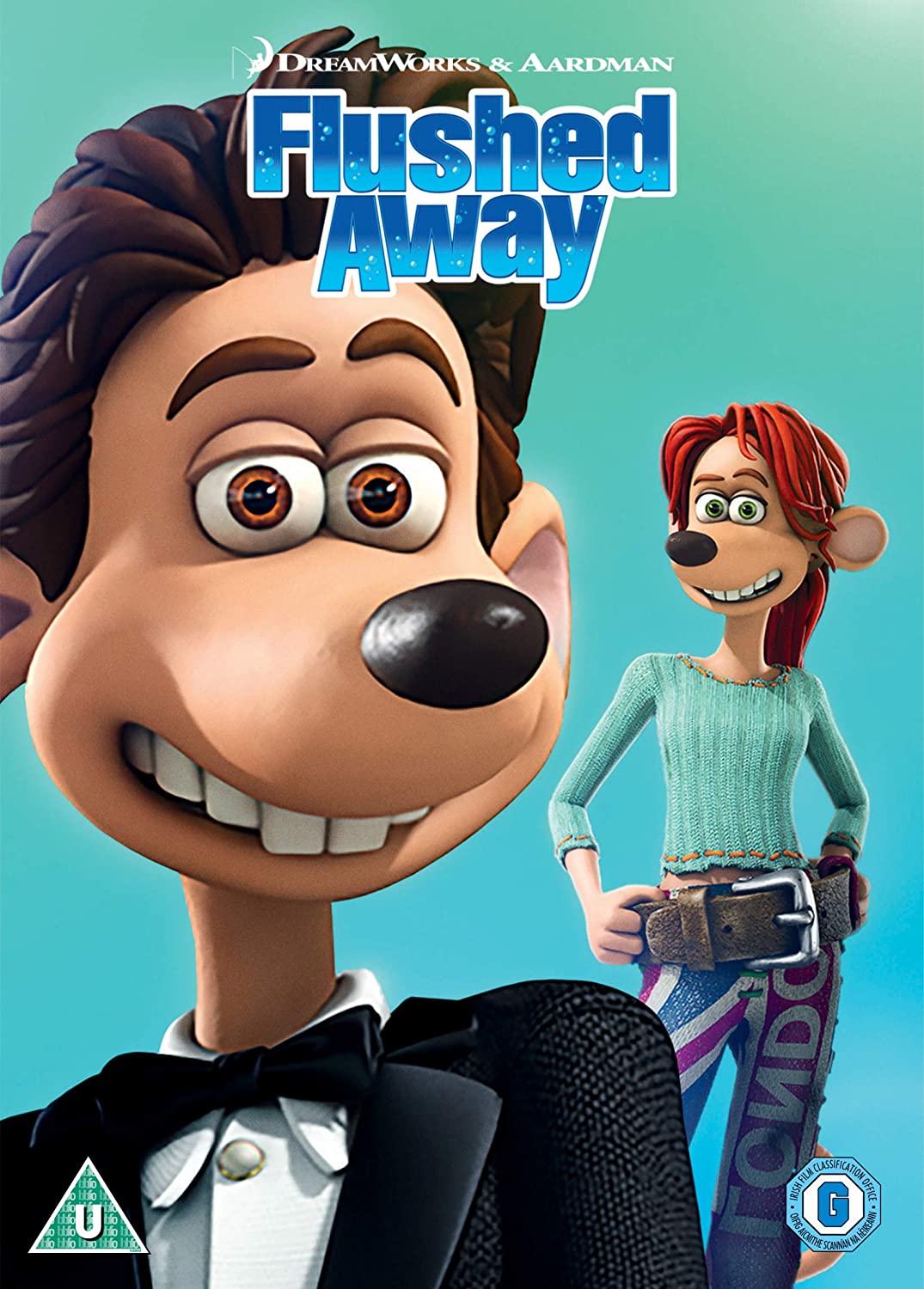 Flushed Away (Artwork-Aktualisierung 2018) – Familie/Komödie [DVD]