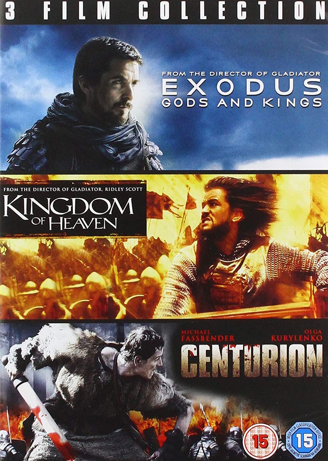 EXODUS/KINGDOM HEAVEN/CENTURION ASDA EXCL TRIPLE - Abenteuer/Action [DVD]