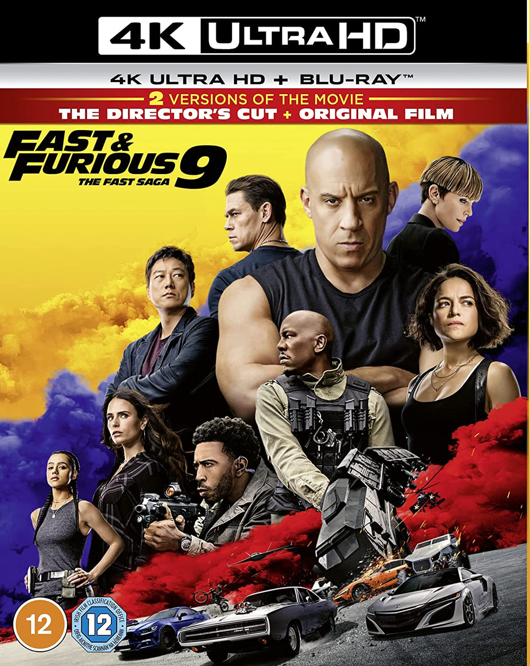 Fast &amp; Furious 9 [4K Ultra HD] [2021] [Region Free] – Action/Drama [Blu-ray]