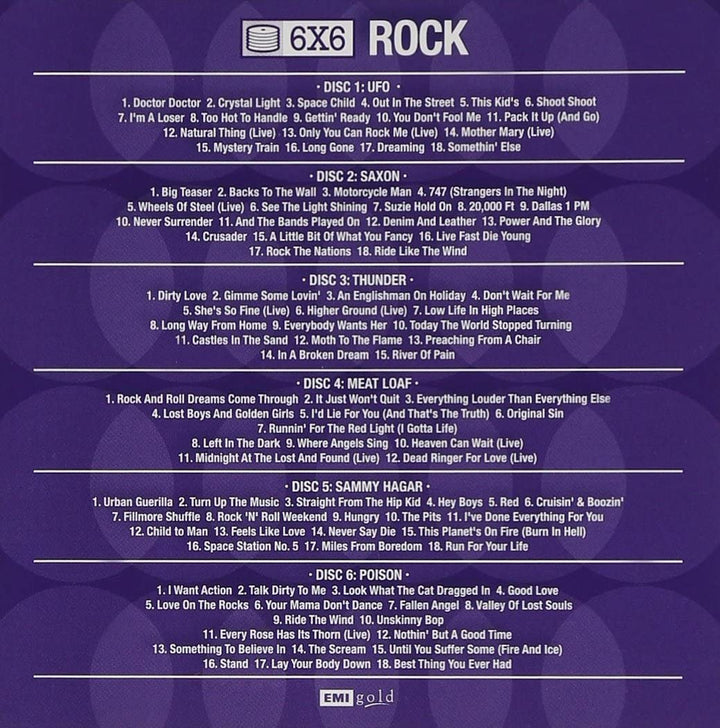 Rock (6 X 6 Box Set) [Audio CD]