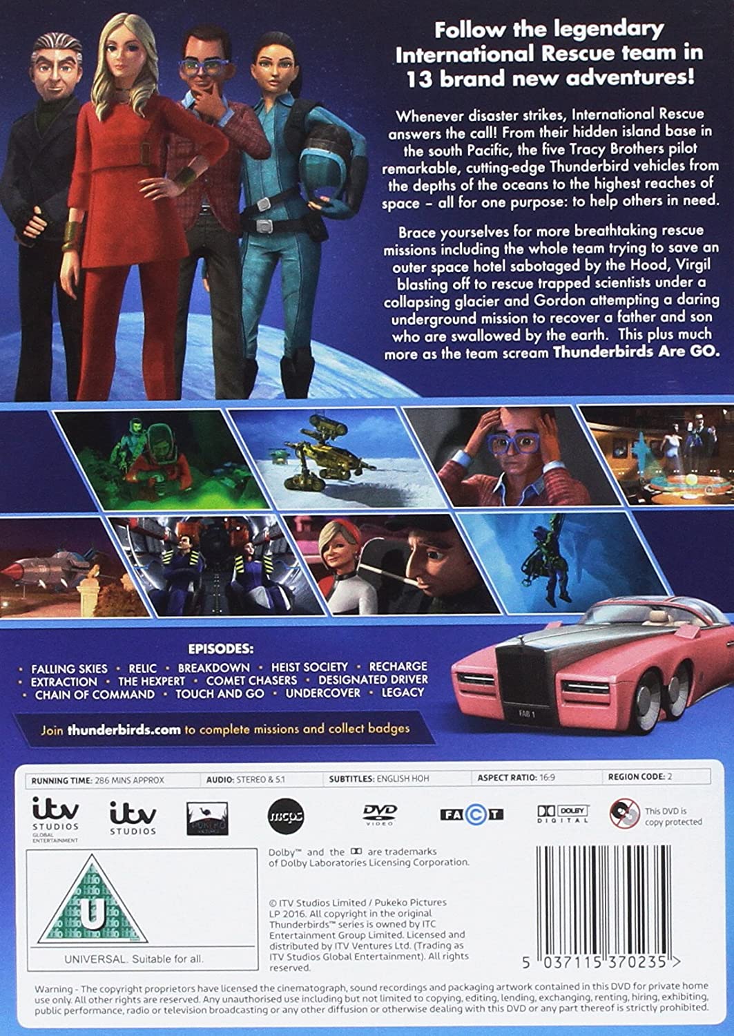 Thunderbirds Are Go: Band 2 [2015] – Science-Fiction [DVD]