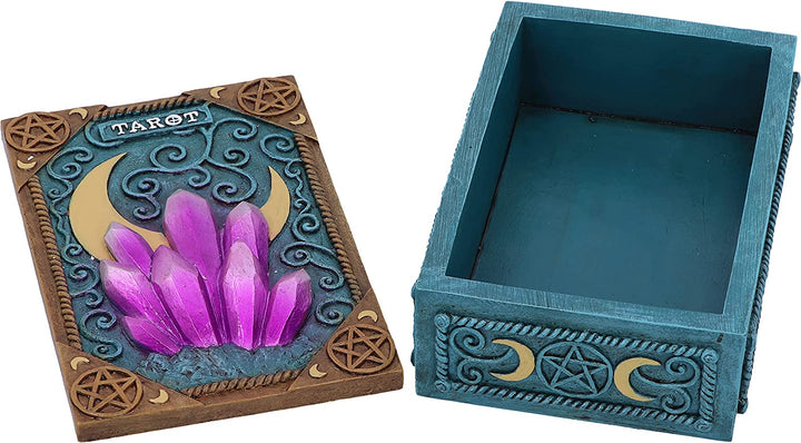 Nemesis Now Crystalline Tarot Box 14,4 cm, Blau