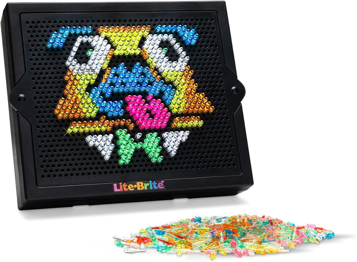 Lite Brite Super Brite HD - Brightest Light-Up Art Board with 650 Pegs (02323)