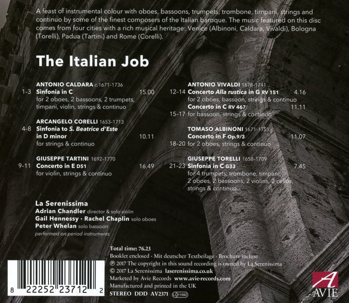 Verschiedene Komponisten - Italian Job [Audio-CD]