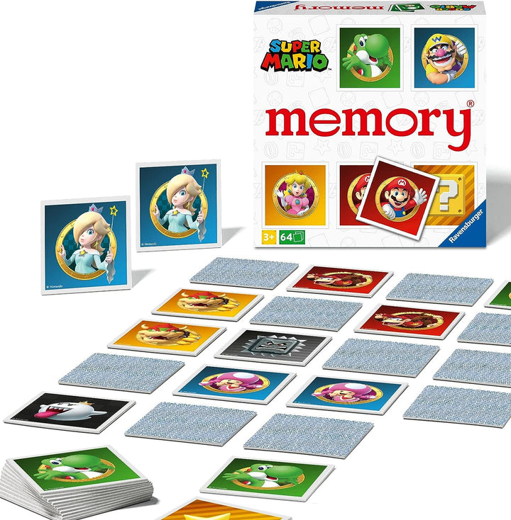 Ravensburger Super Mario Large Memory – Matching Picture Snap Pairs-Spiel für Kinder