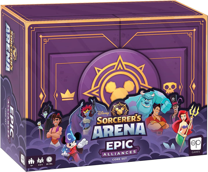 Disney Sorcerer's Arena: Epic Alliances Grundset | Strategie-Brettspiel für 2 bzw