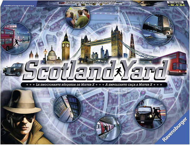 Ravensburger 26673 Scotland Yard, Board Game, 3 - 6 Players, Recommended Age 8+