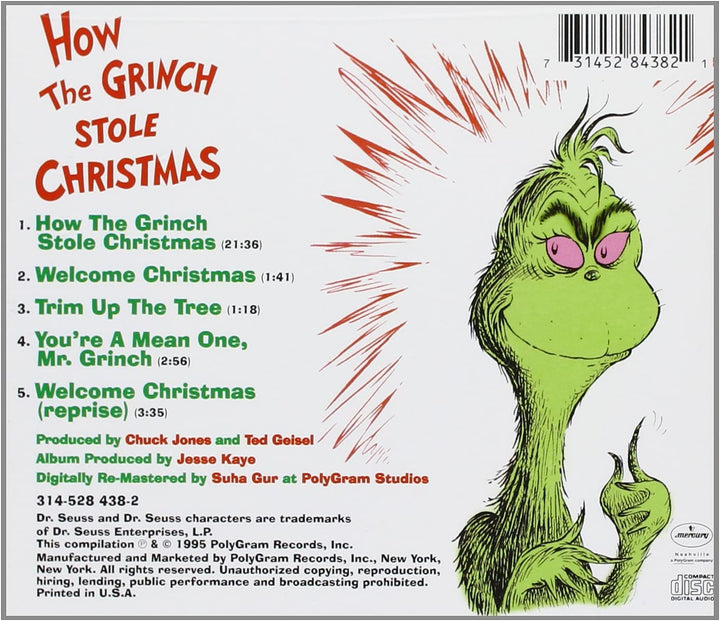 Albert Hague – Wie der Grinch Weihnachten gestohlen hat [Audio-CD]