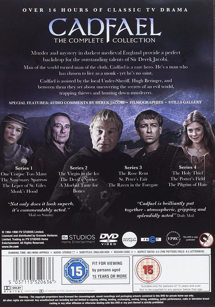 Cadfael – Die komplette Sammlung – Drama [DVD]