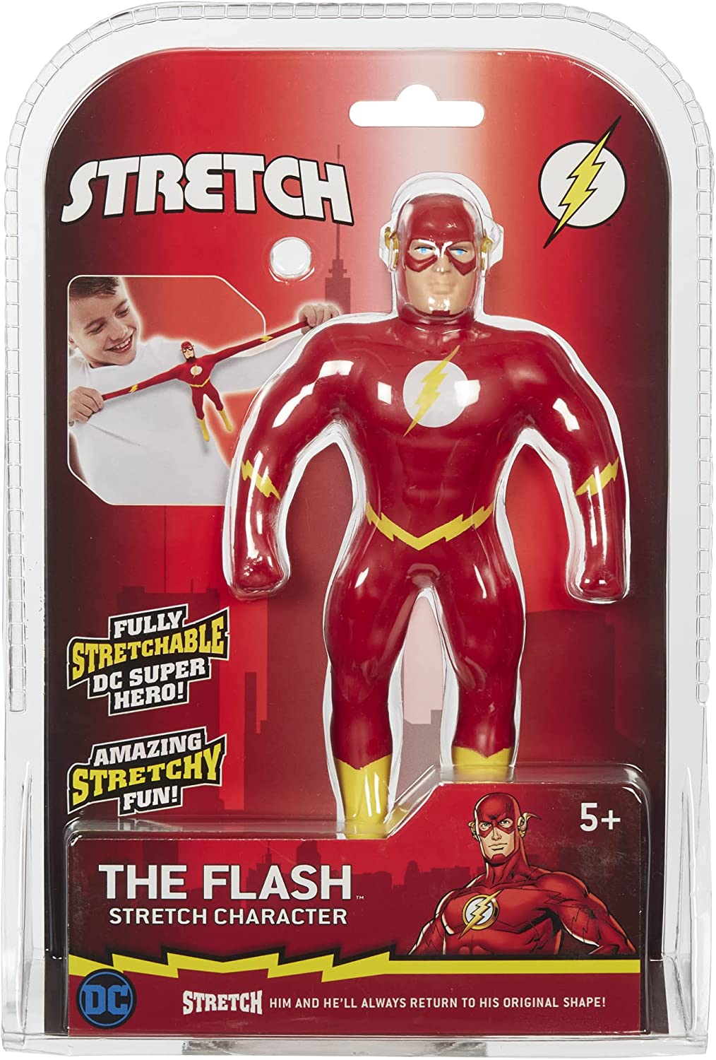 Stretch 07686 THE Flash Unglaublicher Spaß. DC Boys anwesend. Superhelden-Spielzeug