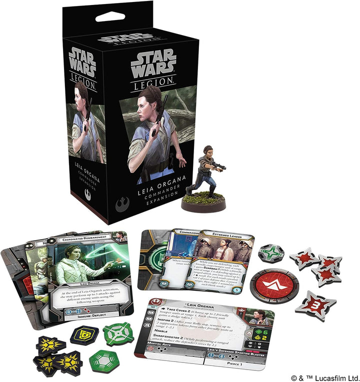 Atomic Mass Games Star Wars: Legion Leia Organa Commander Miniatures Game