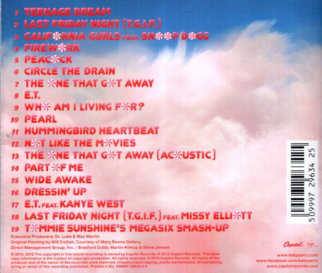 Teenage Dream: The Complete Confection, Verschiedene Coverexplicit_lyrics - Katy Perry [Audio CD]