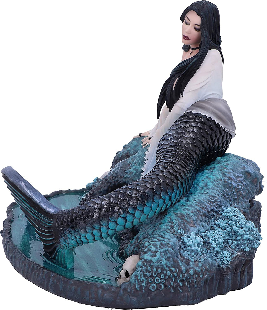 Nemesis Now Anne Stokes Sirens Lament Mermaid Enchantress Figurine, Blue, 22cm