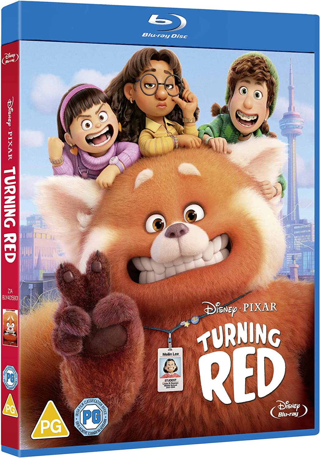 Disney &amp; Pixars Turning Red [2022] [Region Free] [Blu-ray]