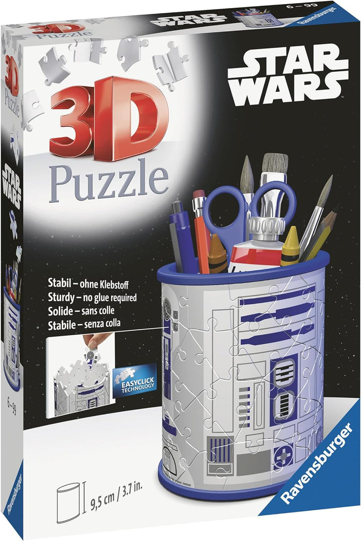 Ravensburger 11554 Star Wars R2-D2 3D-Puzzle für Kinder und Erwachsene ab 6 Jahren