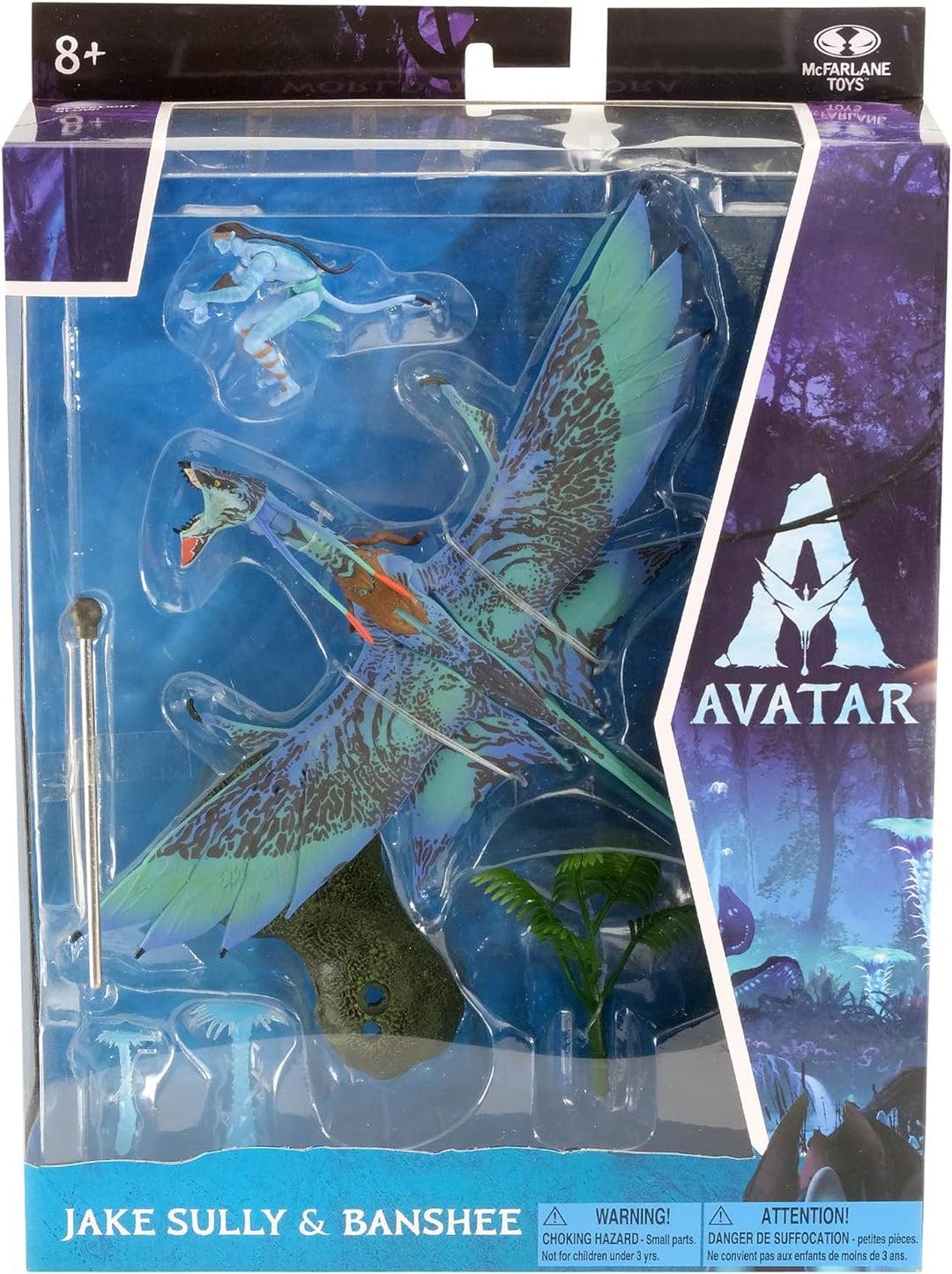 McFarlane Toys - Disney Avatar – World of Pandora Jake Sully and Bob Banshee Movie