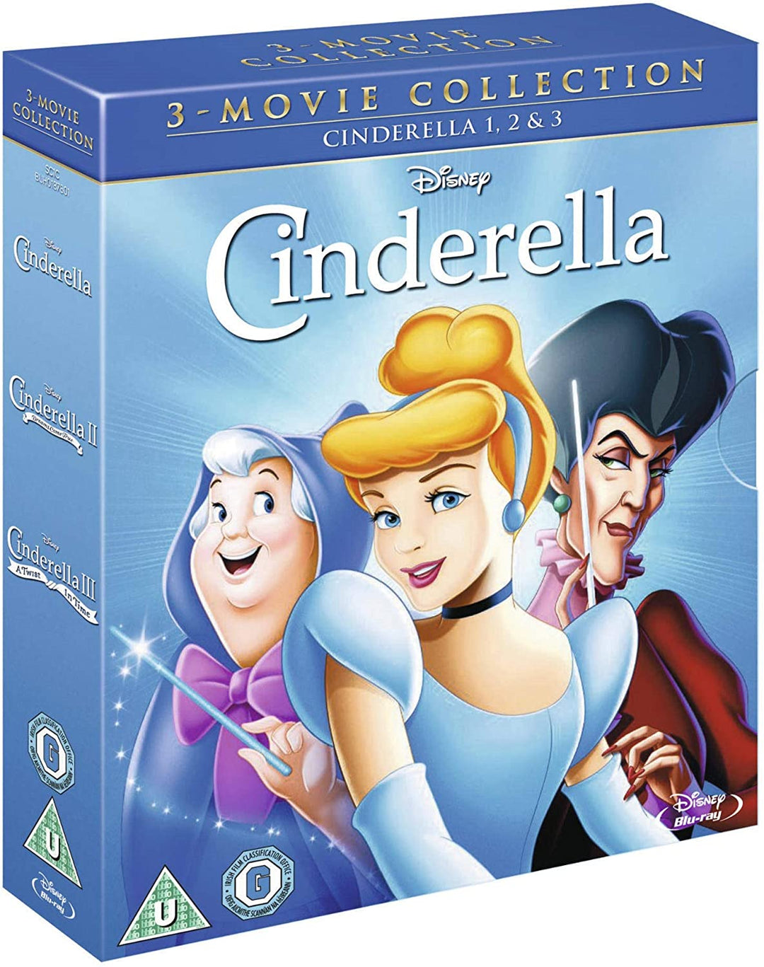 Cinderella 1,2 &amp; 3 [1950] [Region Free] – Liebesfilm/Familie [Blu-ray]