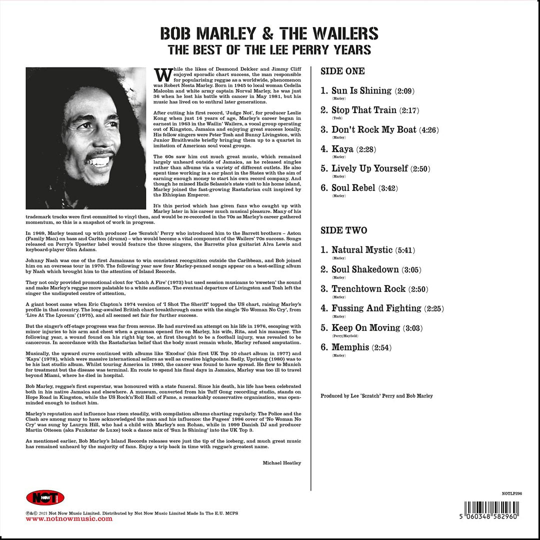 Bob Marley – Das Beste aus den Lee Perry-Jahren [180g farbige Vinyl-LP] [VINYL]