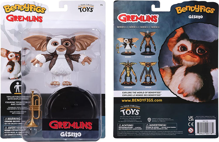 DIE NOBLE COLLECTION FRANC FIGURINE BENDYFIGS GIZMO