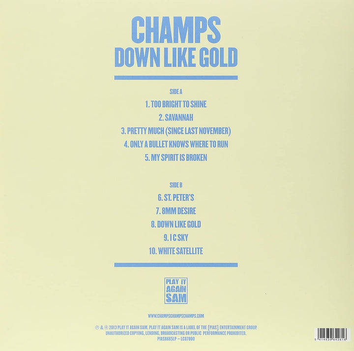 Champs – Down Like Gold [VINYL]