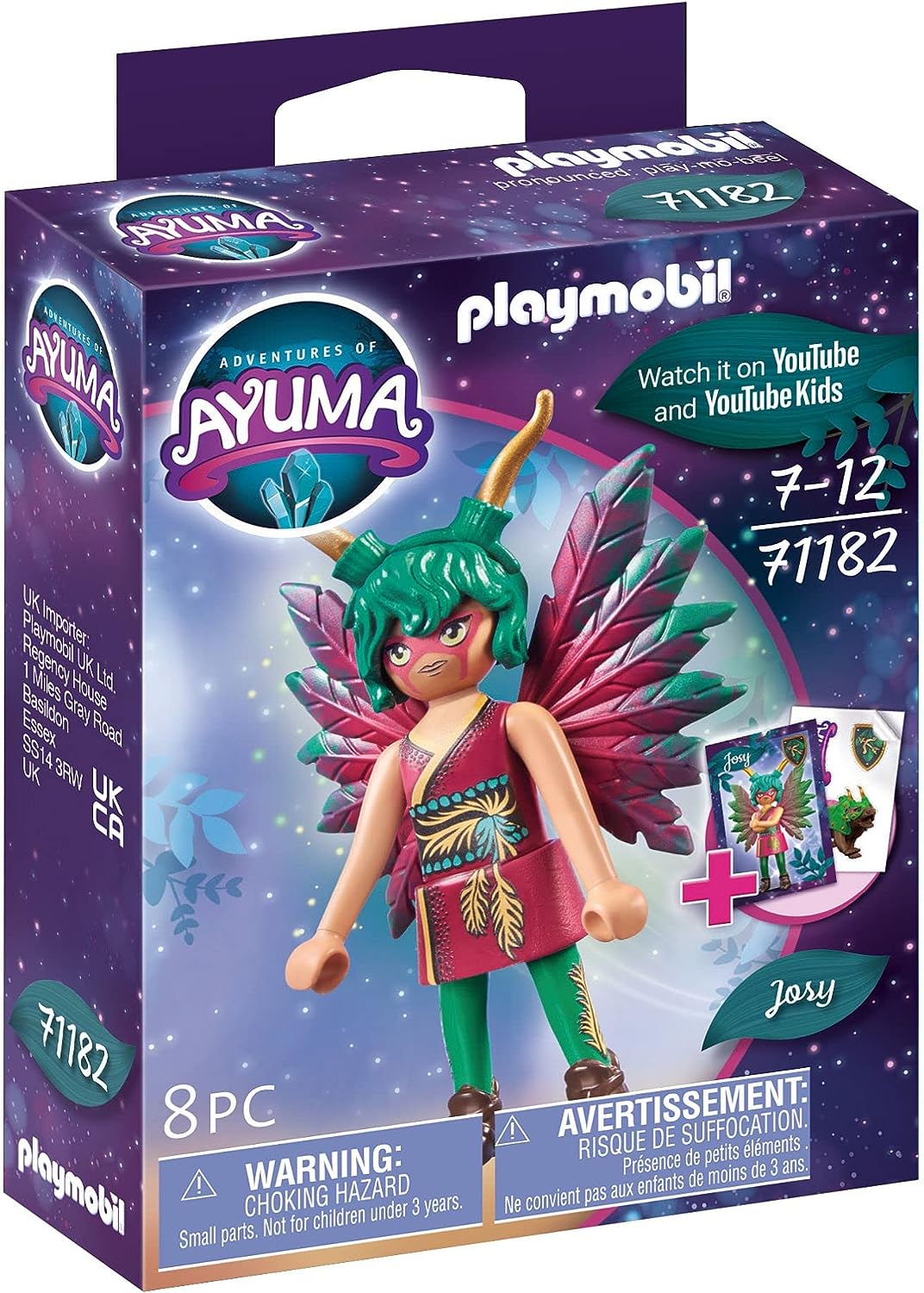 Playmobil 71182 Adventures of Ayuma – Ritterfee Josy, Feen, Ayuma-Fee, f