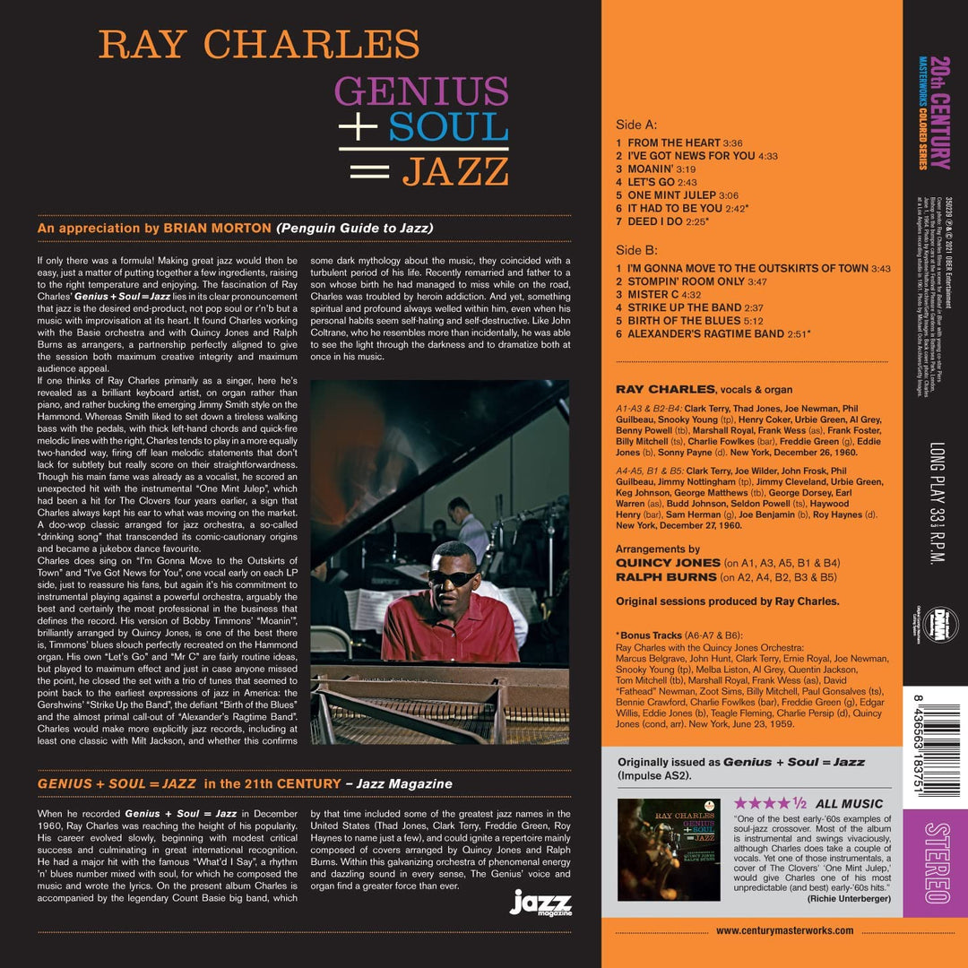 Ray Charles – Genius + Soul = Jazz [VINYL]