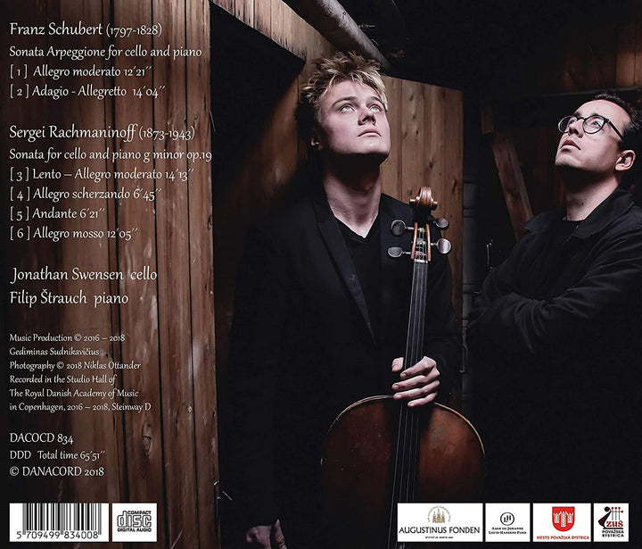 Schubert/Rachmaninow: [Jonathan Swensen; Filip trauch] [Danacord: DACO 834] [Audio CD]