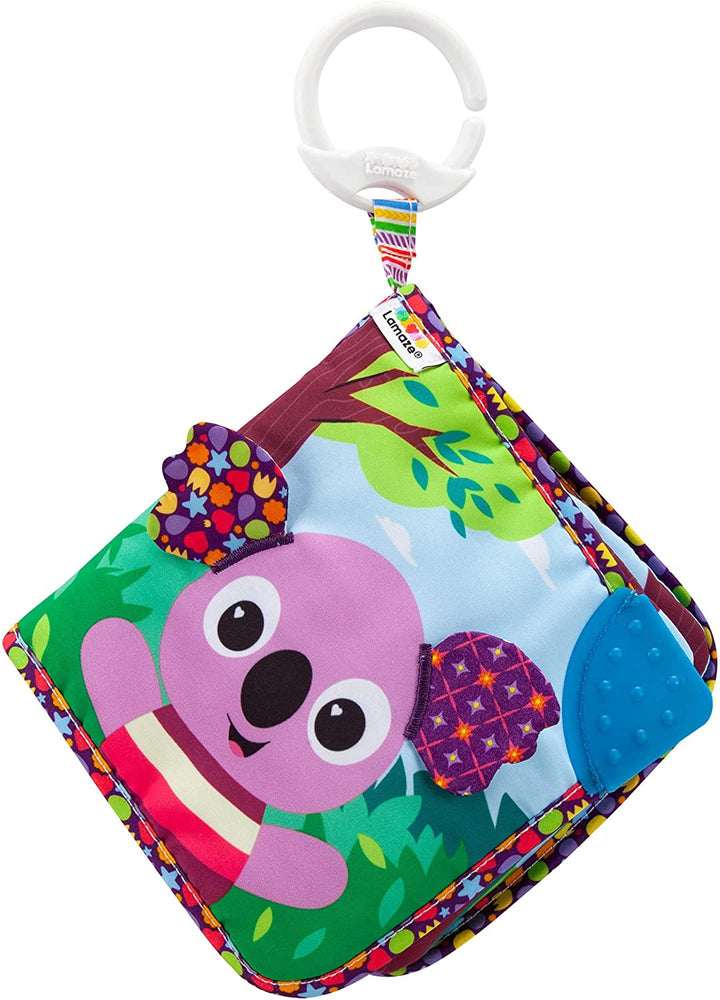 Lamaze Walla Walla der Koala Storytime, ansteckbarer Kinderwagen und Kinderwagen, Spielzeug für Neugeborene, Clip-and-Go-Spielzeug, sensorisches Spielzeug für Babys mit Farben und Geräuschen, Entwicklungsspielzeug für Jungen und Mädchen ab 0 Monaten