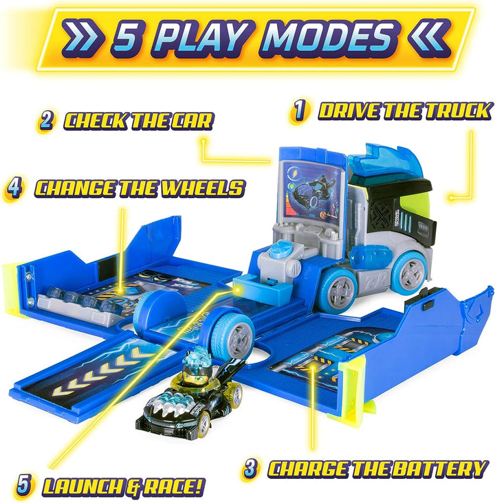 T-RACERS Turbo Truck – X-Racer truck with 1 exclusive X-Racer driver and 1 exclusive X-Racer