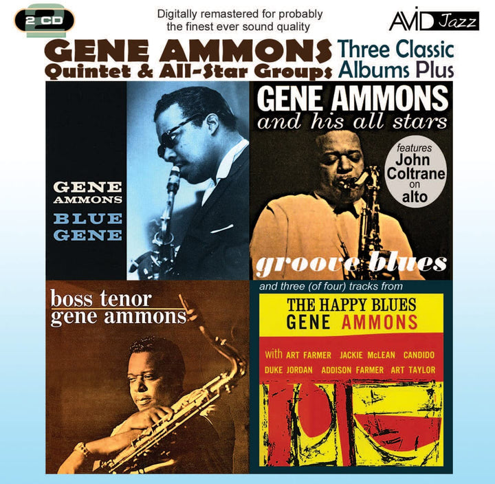 Gene Ammons – Three Classic Albums Plus (Groove Blues / Boss Tenor / Blue Gene) [Audio-CD]