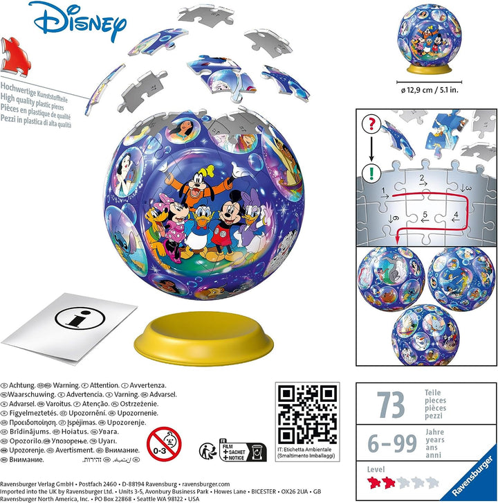 Ravensburger 11561 Disney Grogu 3D-Puzzle für Kinder und Erwachsene ab 6 Jahren