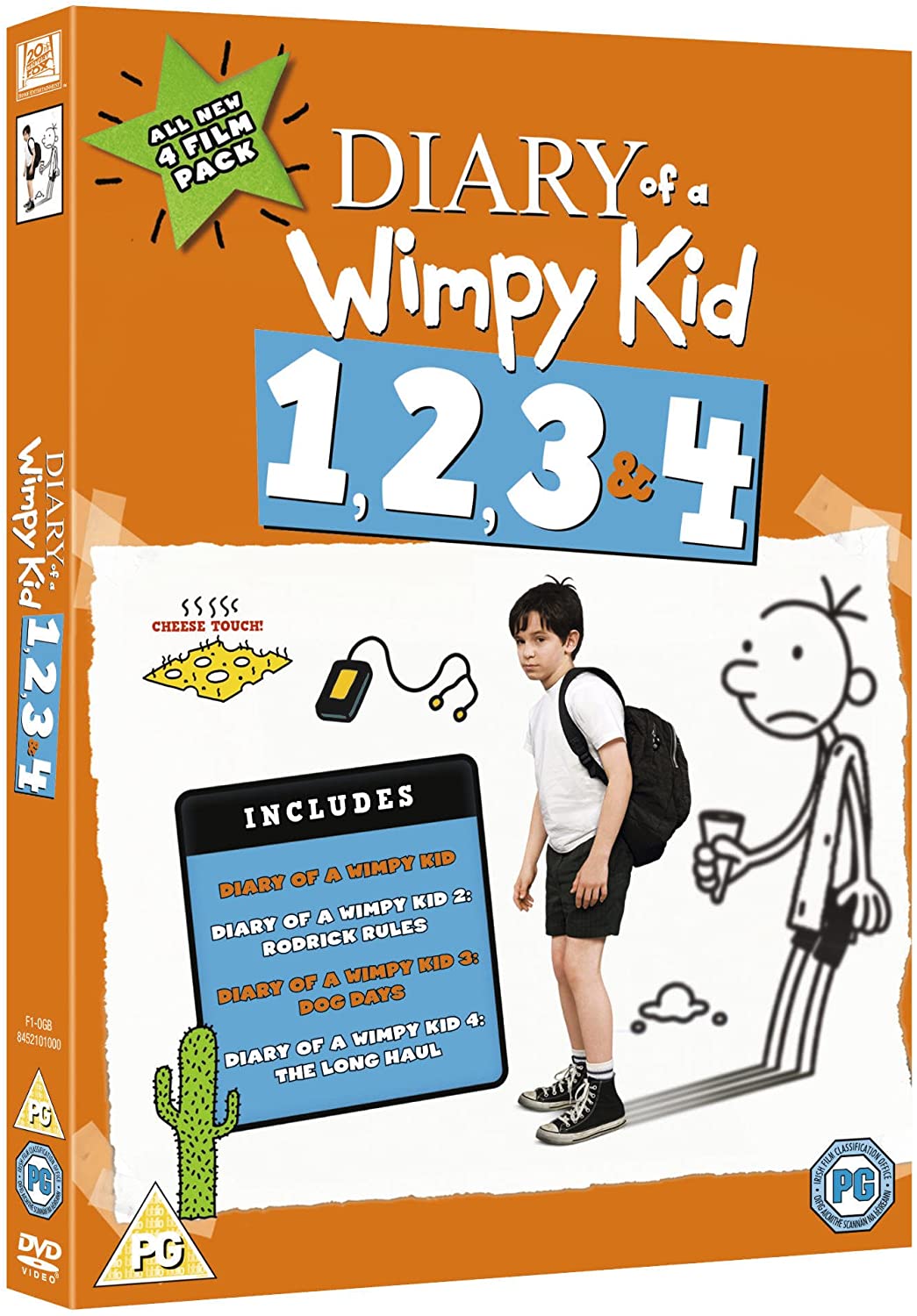 Diary Of A Wimpy Kid 1, 2, 3 &amp; 4 [DVD]