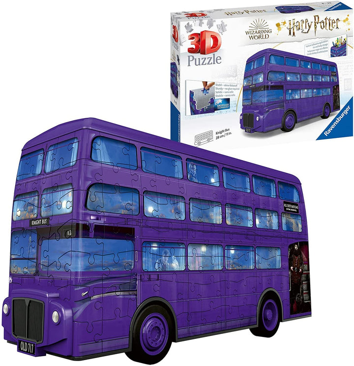 Ravensburger Harry Potter Ritterbus 3D-Puzzle für Kinder ab 8 Jahren – 216 Teile