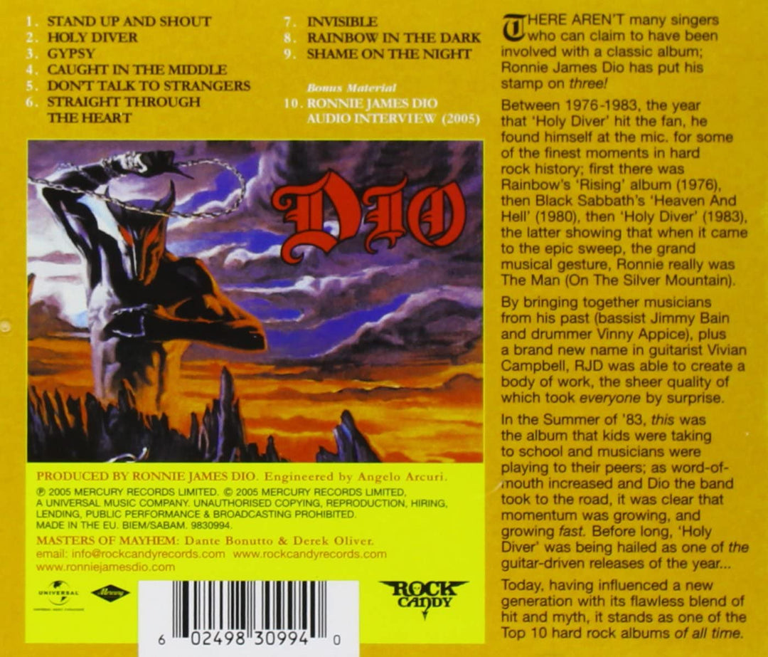 Holy Diver - Dio [Audio-CD]