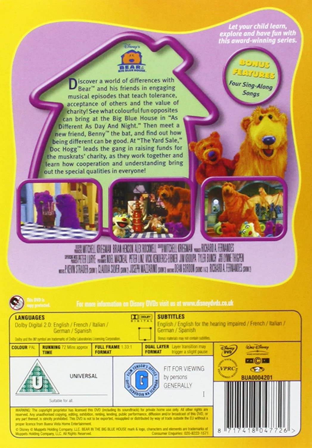 Bear In The Big Blue House: Everybody's Special – Familie [DVD]