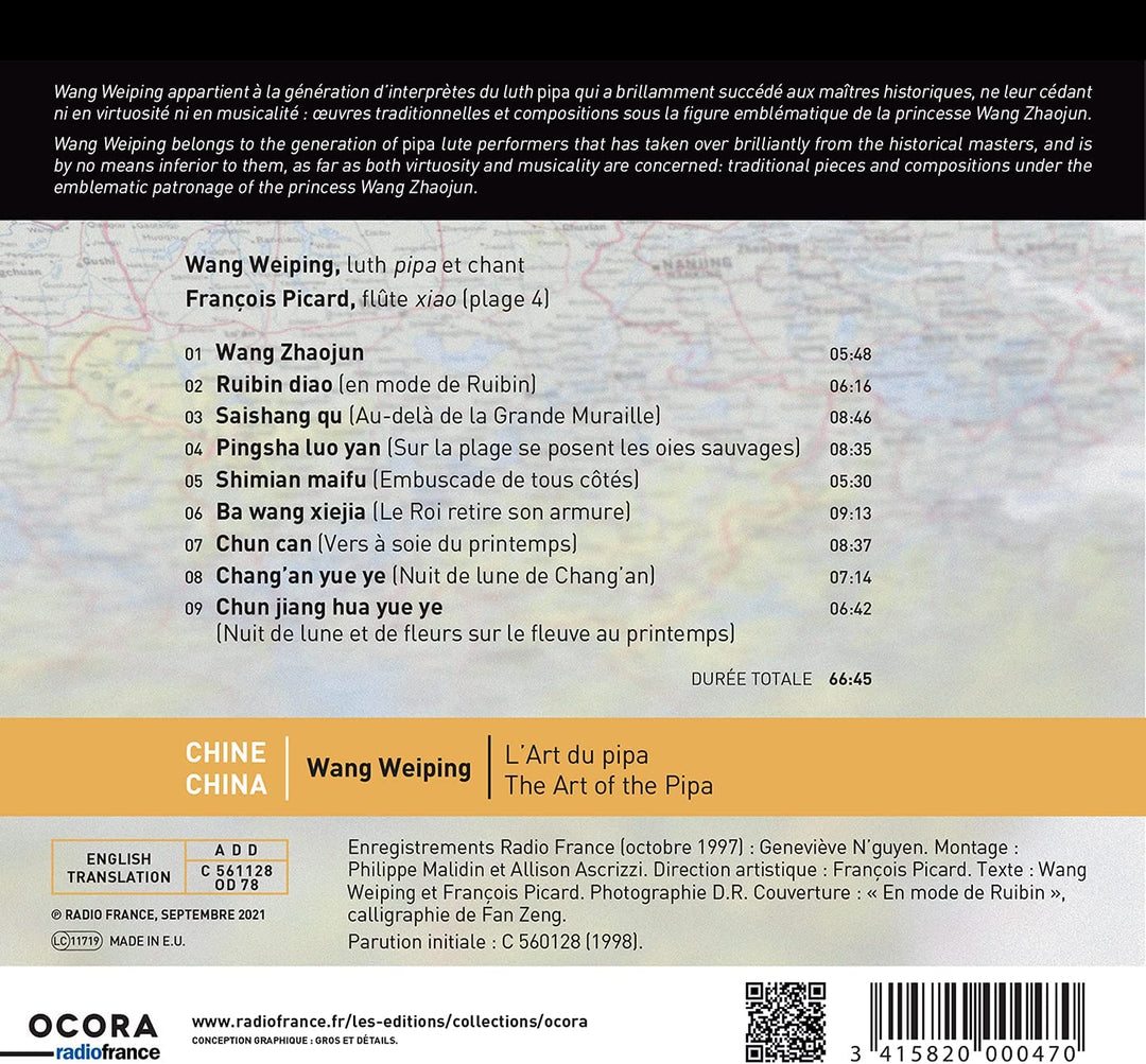 Wang Weiping – China: Die Kunst der Pipa [Audio-CD]