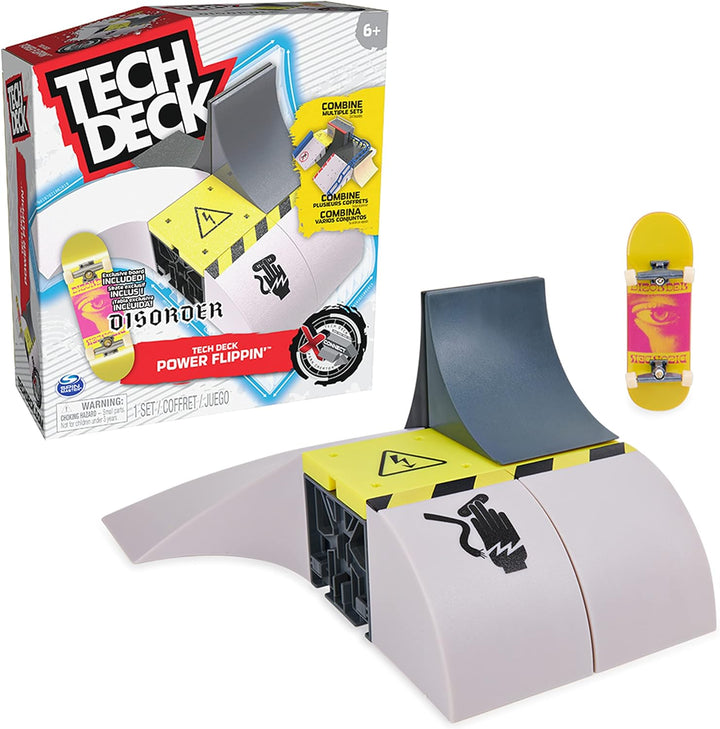 Tech Deck, Power Flippin, X-Connect Park Creator, anpassbarer und baubarer Widder