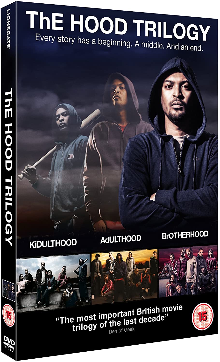 The Hood Trilogy (KidulthoodAdulthoodBrotherhood) – Action [DVD]