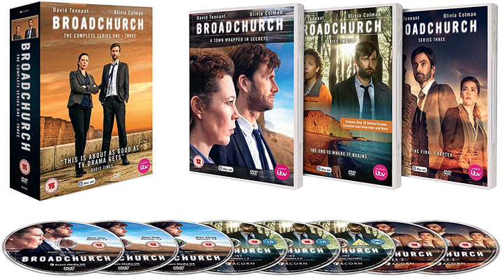 Broadchurch – Serie 1-3 – Mystery [DVD]