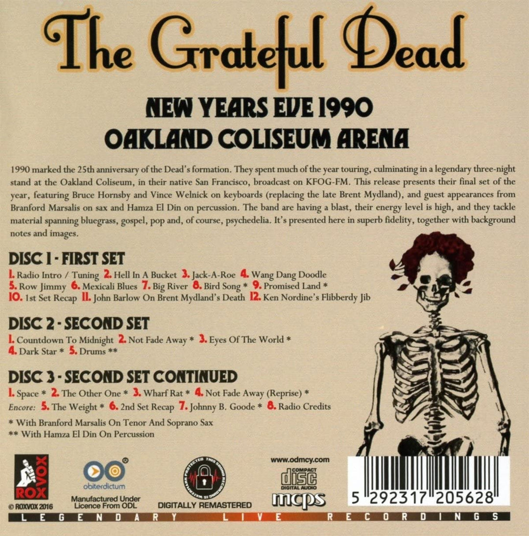 Silvester 1990 (Oakland Coliseum Arena SET) – Grateful Dead [Audio-CD]