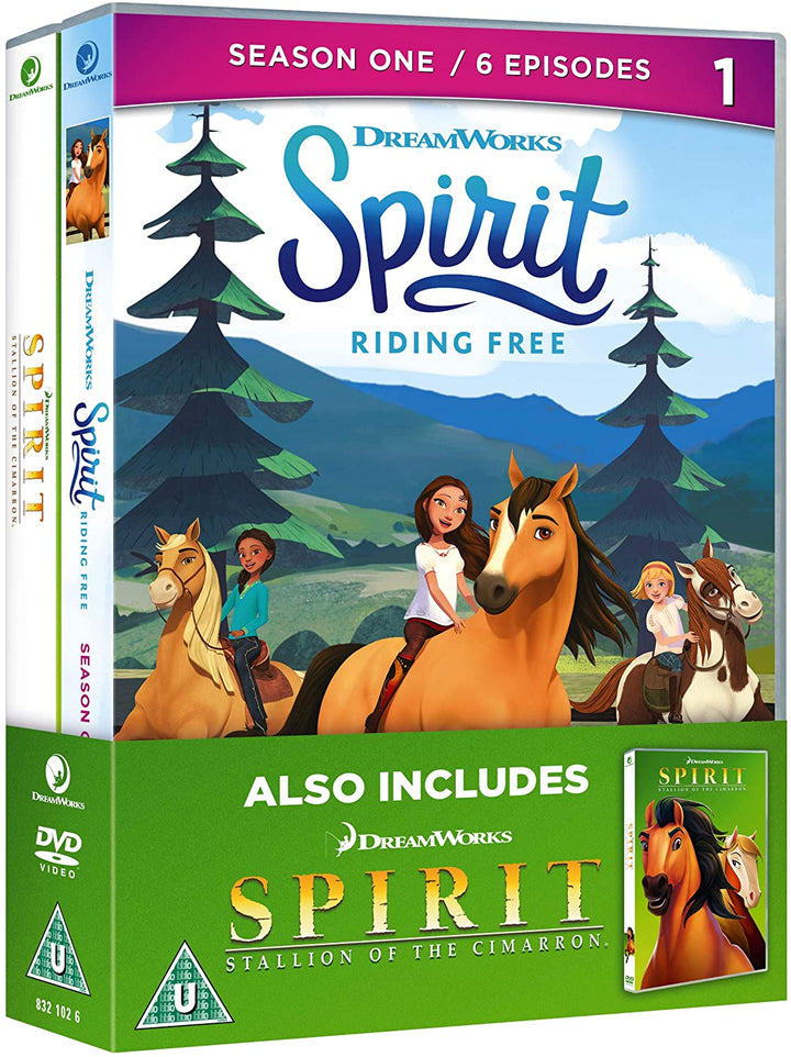 Spirit – wild und frei: Staffel 1 (enthält auch Spirit: Stallion Of The Cimarron) – Abenteuer [DVD]